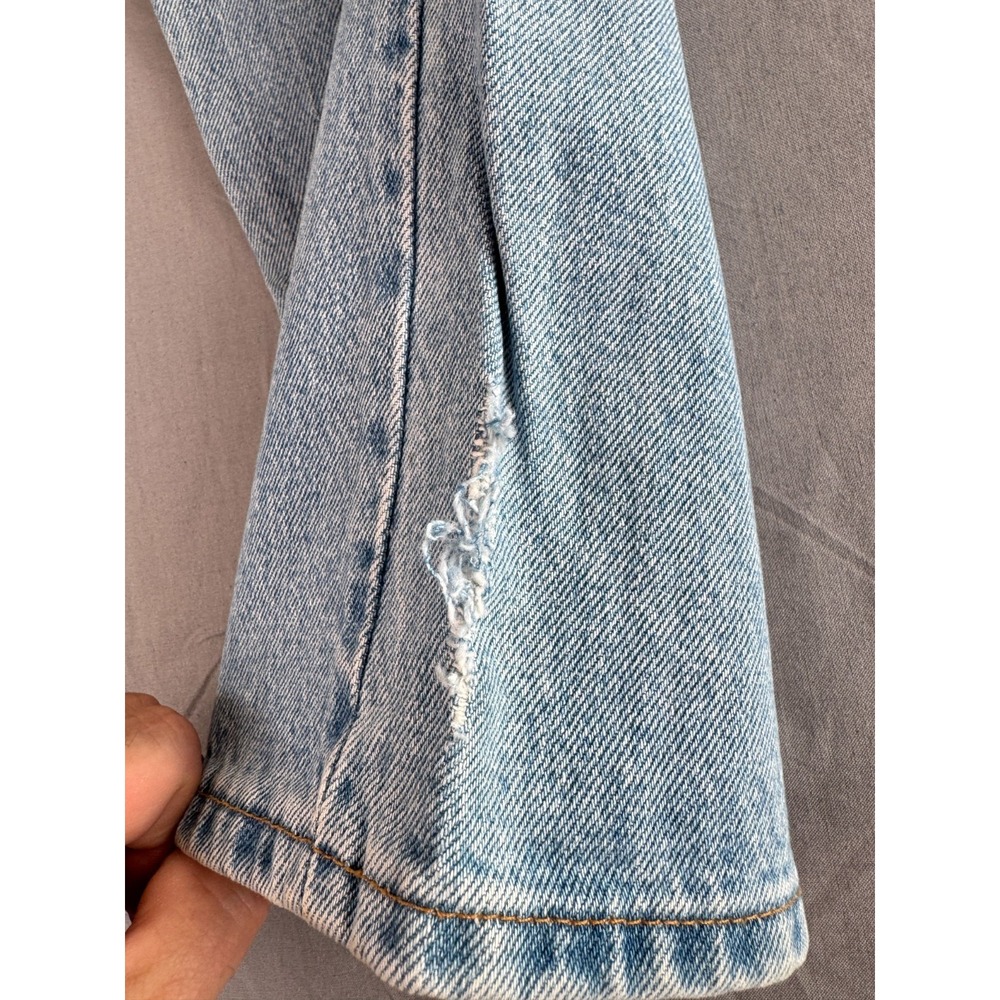 VTG 90s Levi's 512 Jeans womens 6 (27x30.5) Black BatWing Slim Straight USA New - Picture 7 of 15